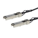 Cable de 1m Twinax Direct Attach SFP+ a SFP+ - 10G Compatible con MSA sin Codificar - DAC de Cobre SFP+ de 10 GbE - Módulo Transceptor Pasivo de Bajo Poder de 10 Gbps