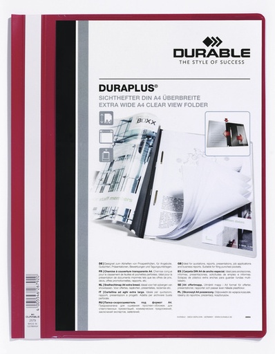 [257903] DURAPLUS archivador Rojo