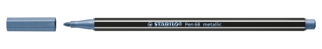 Pen 68 metallic rotulador Medio Azul 1 pieza(s)