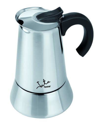 [CAX110] Odin Cafetera italiana Negro, Acero inoxidable