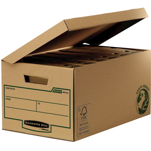 [4472205] 4472205 caja de almacenaje Negro, Marrón Rectangular Papel