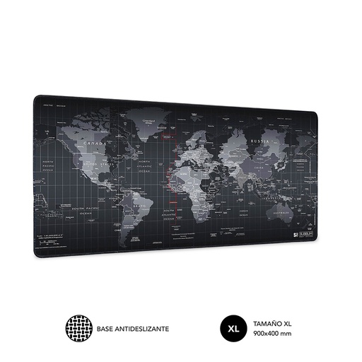 [SUB-MP-01PUW01] Alfombrilla Ratón World XL Mouse Pad
