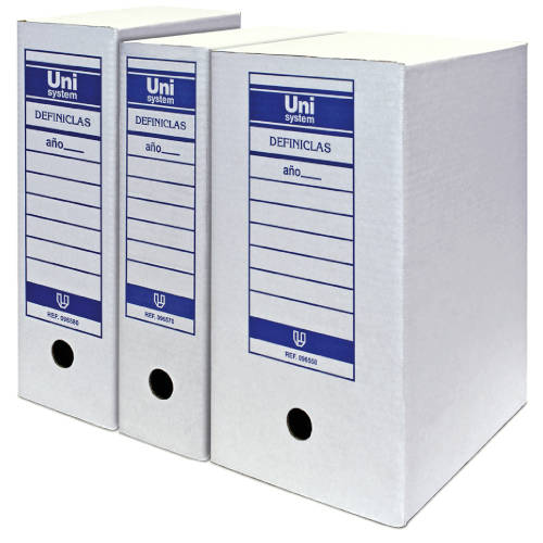 [70906770] ARCHIVO DEFINITIVO CARTON DEFINICLAS FOLIO PROLONGADO UNISYSTEM DEFINICLAS 70906770