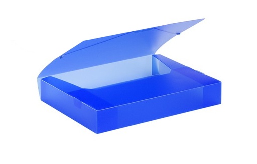 [385KF50] 385KF50 carpeta Polipropileno (PP) Azul, Translúcido A4