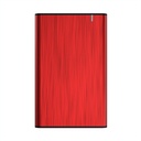 Caja Externa 2,5" ASE-2525RED 9.5mm SATA a USB 3.0/USB3.1 Gen1, Rojo