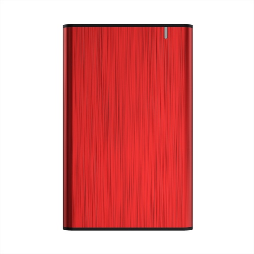 [ASE-2525RED] Caja Externa 2,5" ASE-2525RED 9.5mm SATA a USB 3.0/USB3.1 Gen1, Rojo