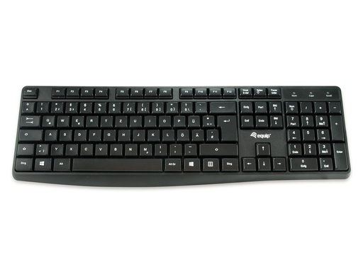 [245211] 245211 teclado Oficina USB QWERTY Español Negro