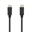 Cable Displayport V1.2 4K@60HZ, DP/M-DP/M, Negro, 10m
