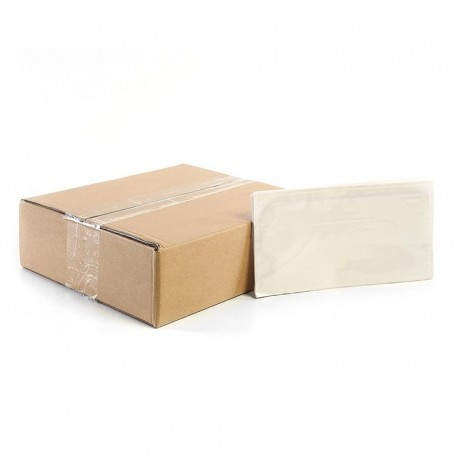 [P856 F-P] CAJA 1000 SOBRES ADHESIVOS PACK LIST 100% PAPEL 240X130 MM SIN IMPRESIÓN P856 F-P