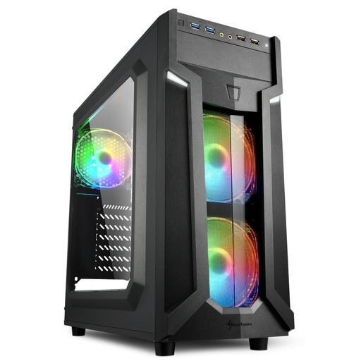 [4044951026814] VG6-W RGB Midi Tower Negro