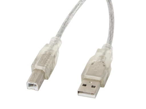[CA-USBA-12CC-0030-TR] CA-USBA-12CC-0030-TR cable USB USB 2.0 3 m USB B Transparente