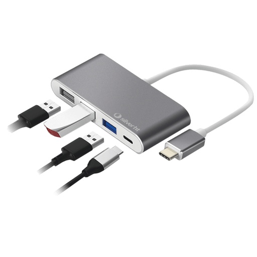 [112001140199] Hub Logan USB-C 4 en 1