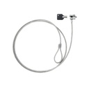TQCLKC0025 cable antirrobo Plata 1,5 m