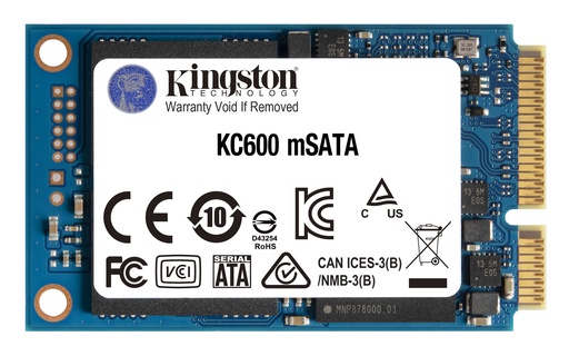 [SKC600MS/512G] Disco SSD KC600 SATA3 mSATA de 512 G