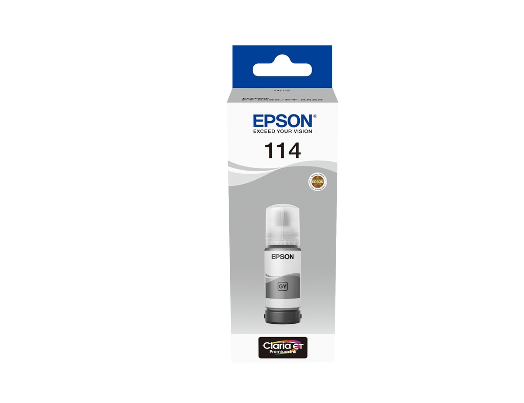114 EcoTank Grey ink bottle