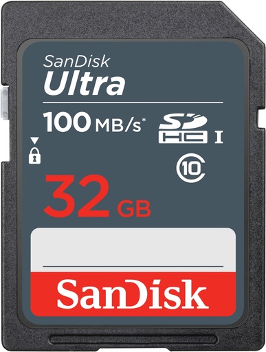 [SDSDUNR-032G-GN3IN] Ultra 32GB SDHC Mem Card 100MB/s UHS-I Clase 10