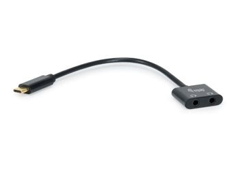 [133469] Adaptador DAC de audio USB-C a dual de 3,5 mm
