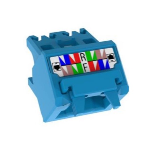 [CJUDCAPBU-X10] CAT6A UP/DOWN 45 DEGREE TG PACK 10