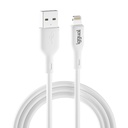 cable USB-A/Lightning 100 cm blanco