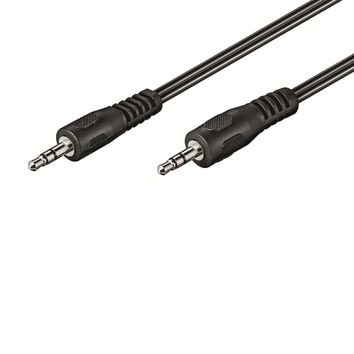 [EC1608] EC1608 cable de audio 5 m 3,5mm Negro