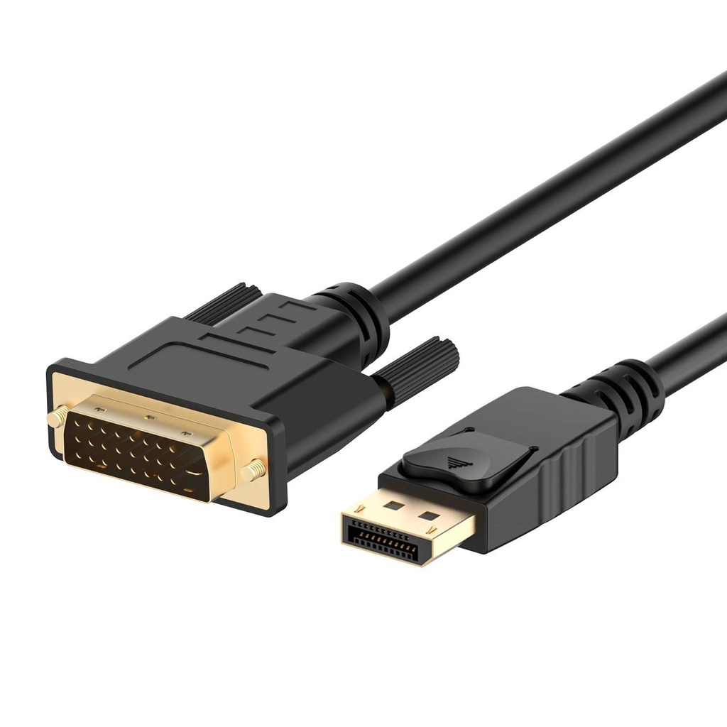 EC1442 adaptador de cable de vídeo 3 m DisplayPort DVI-D Negro