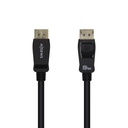 Cable Displayport Certificado V1.4 8k@60hz, DP/M-DP/M, Negro, 3.0m