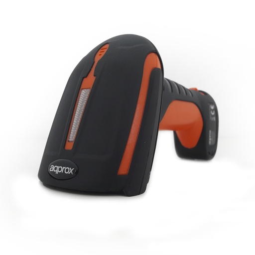 [APPLS18I] appLS18I Lector de códigos de barras portátil 1D Laser Gris, Naranja
