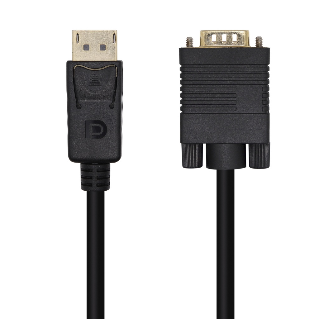 Cable Conversor DisplayPort A VGA, DP/M-VGA/M, Negro, 3.0m
