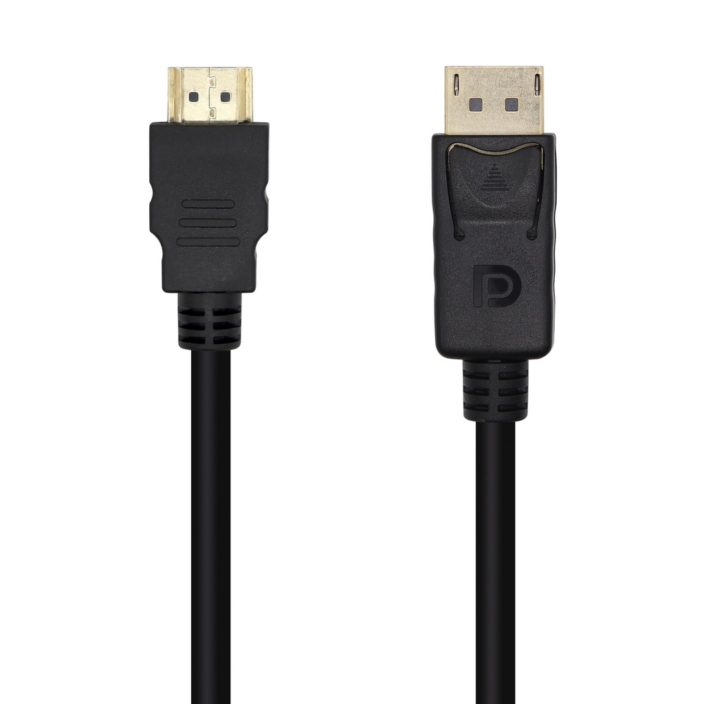 Cable Conversor DisplayPort A HDMI, DP/M-HDMI/M, Negro, 5.0m