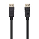 Cable DisplayPort V1.2 4K@60Hz, DP/M-DP/M, Negro, 1.0m
