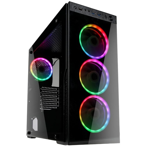 [PGW-CH-KOL-011] Horizon Cubierta para PC Midi Tower Negro