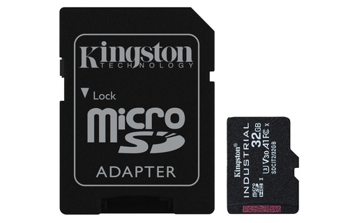 [SDCIT2/32GB] Tarjeta 32GB microSDHC Industrial C10 A1 pSLC + adaptador SD