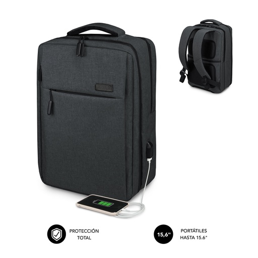 [SUB-BP-3EAP100] MOCHILA TRAVELLER AIR PADDING 15.6'' GREY