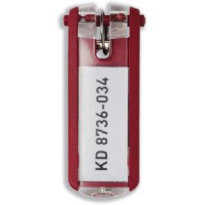 [195703] KEY CLIP Rojo 6 pieza(s)