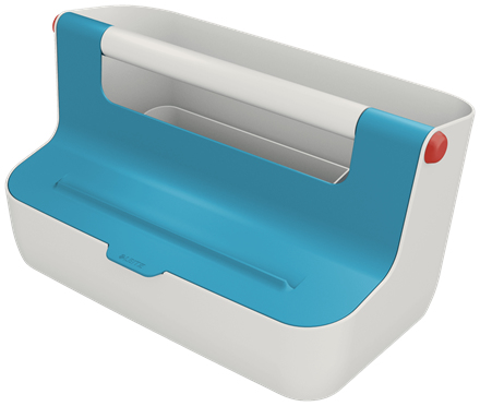[61250061] 61250061 caja de almacenaje Rectangular Acrilonitrilo butadieno estireno (ABS) Azul, Blanco