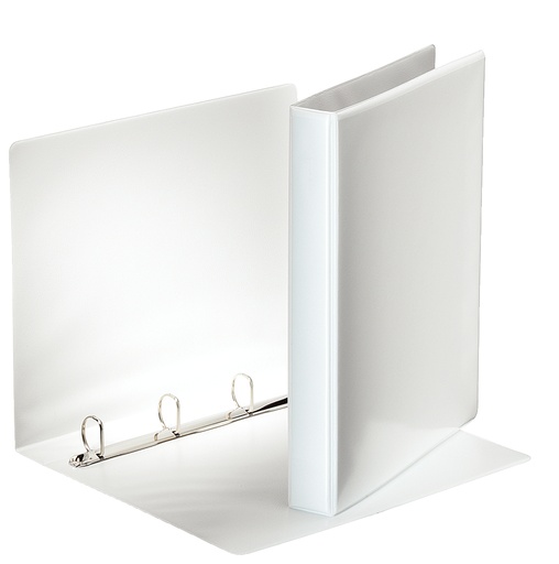 [49702] FSC A4 4 DR/25 mm carpeta de cartón Blanco