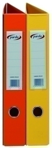 CARPETA PARDO PVC Fº 4 AN.40 MX NARANJA