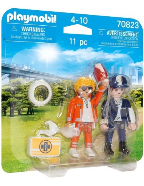 DUO PACK DOCTOR Y POLICIA PLAYMOBIL