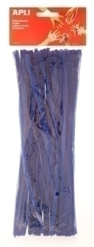 [13273] LIMPIA PIPAS APLI AZUL 30 cm. B/50 - Pack de 5 unidades