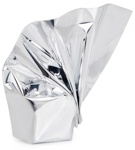 [RP1MES] PAPEL REGALO COLIBRI 30x30 PLATA METALIZ
