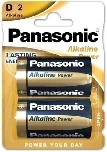 PILAS PANASONIC ALKALINE LR20 B/2