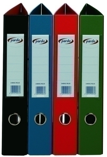 CARPETA PARDO PVC Fº 2 AN.25 MX AZUL