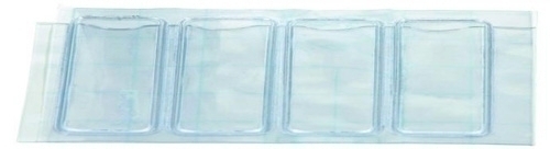 [8328T-10] FUNDA ADHESIVA IBERP.PVC 4 TARJ. 40x80 P