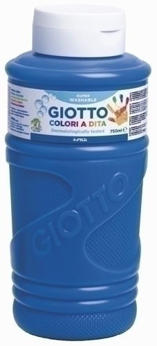[F472915/F536015] PINTURA DEDOS GIOTTO 750 ml AZUL