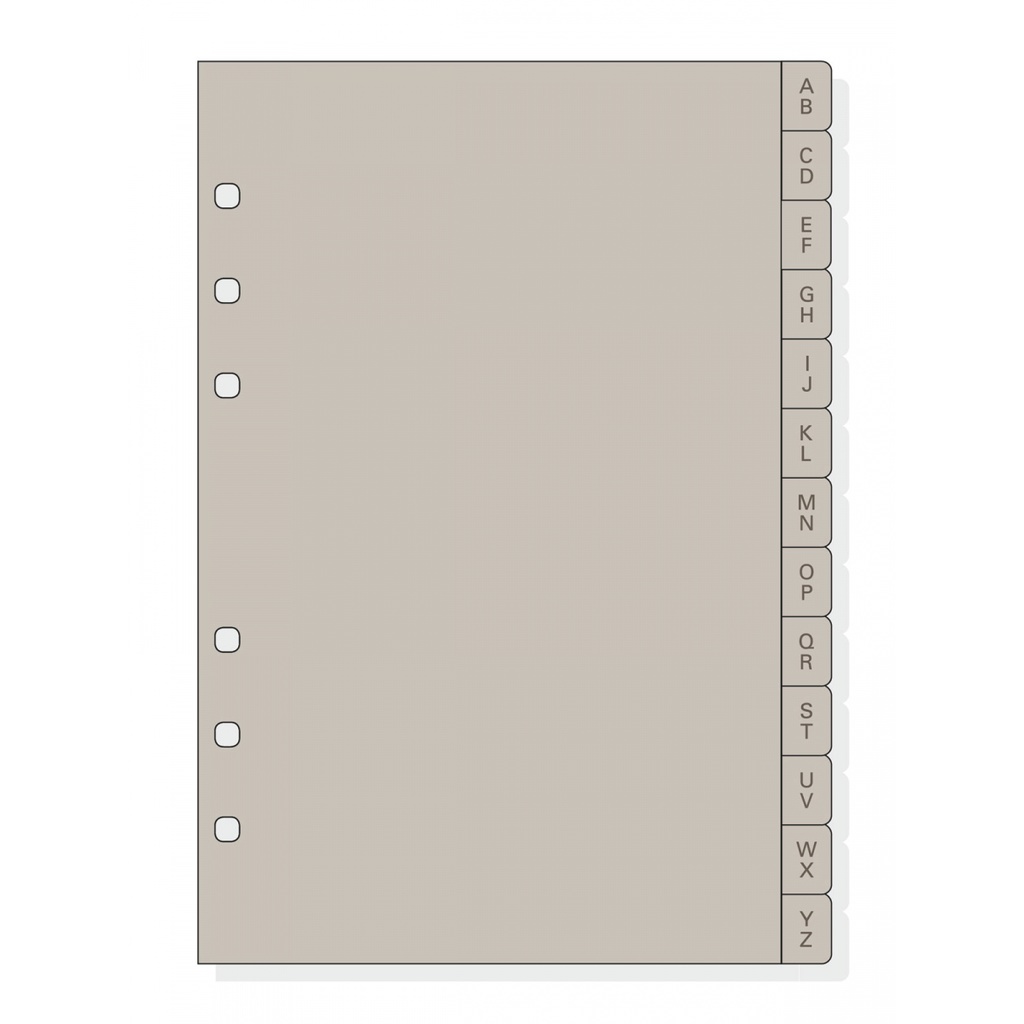 1966455 divisor Cloruro de polivinilo (PVC) Gris