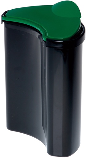 [2000S VE] 2000S VE cubo de basura Polipropileno (PP) Negro, Verde