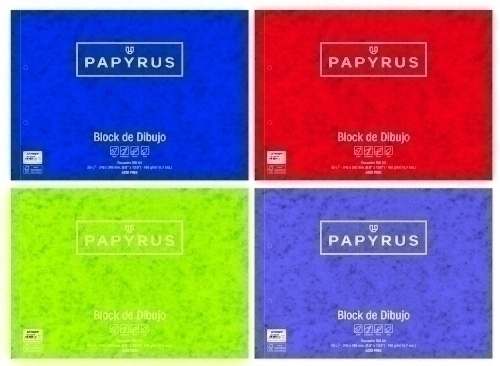 [37002498] BLOC DIBUJO PAPYRUS Fº PROL.20h REC.2T - Pack de 15 unidades
