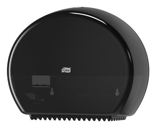 [555008] Mini Jumbo Dispensador de rollos de toalla de papel Negro