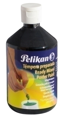 [63794/24005227] TEMPERA PELIKAN LIQ.500ml 742/500L NEGRO