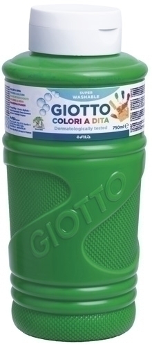 [F472911/F536011] PINTURA DEDOS GIOTTO 750 ml VERDE